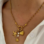 Moodne kaelakee naiste ehetele kuld