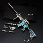 Mitmes stiilis M416 PUBG m&auml;ngup&uuml;stol metallist relvamudel Pan v&otilde;tmehoidja kokkupanemise osad sulamist kerge v&otilde;tmehoidja auto ripats kinkem&auml;nguasi