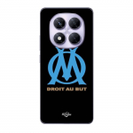 Coque - Maniacase - Xiaomi Redmi Note 14 Pro 5G - Logo OM Olympique de Marseille - Souple - Noir