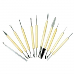 Accessoires de modelage - DTM LOISIRS CREATIFS - Set 11 - Outils en plastique - Pour p&acirc;te polym&egrave;re - Mixte