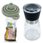 Moulin &agrave; &eacute;pices, entonnoir et cumin entier bio