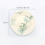 Vanaaegsed prantsuse stiilis keraamilised taldrikud p&auml;rastl&otilde;unateeks, suupistete jaoks, magustoitude jaoks, maitsvate roogade jaoks, s&ouml;&ouml;gitaldrik, peen majapidamisen&otilde;ud