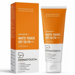 DERMATOUCH Matte Touch p&auml;ikesekaitsekreem SPF 50 PA+++ | Vee- ja higikindel | Valget v&auml;rvi pole | 50g