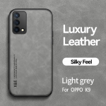 OPPO Realme GT Master Edition &uuml;mbrisele sisseehitatud magnetiline tugijalg nahast telefoni&uuml;mbris RealmeGT Realmy G T 5G GTMaster tagakaanele Realme GT Master helehall v&auml;rv