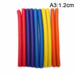 10 tk. Paindlik Juuste lokirull Juuste lokirullid Pehme vaht, Bendy Twist lokid 1.2cm