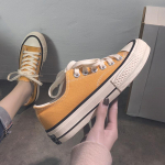 L&otilde;uendjalatsid Nais&uuml;li&otilde;pilastele Korea versioon All-Match riidest kingad Harajuku Hongkongi stiilis retro stiilis Hongkongi stiilis tossud 35 valge