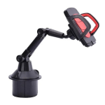 Autotopsihoidja telefonikinnitus koos laiendatava p&otilde;hjaga, p&ouml;&ouml;ratava k&otilde;rgusega, reguleeritava k&otilde;rgusega telefoniklambriga, maasturi veoautode autotarvikud punane