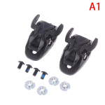 2 tk Rulluisu &auml;mblikulukk Universaalne vastupidav plastikust rulluisu rihm Pandla klapp Pandla uisupinguline rihmalukk