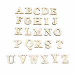 Puidust isekleepuvad numbrit&auml;hed isetegemiseks Kunst k&auml;sit&ouml;&ouml; Dekoratsioon Lastele kingitus (T&auml;hed AZ)