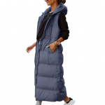 Sulemantel, varrukateta k&uuml;lmakindel &uuml;hev&auml;rviline naiste s&uuml;gistalvine sulejope &otilde;ues kasutamiseks 2XL sinine