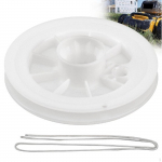 295871 Recoil Starter Pulley Lawn Mower Equipment with Rope Sturdy High Performance Easy to