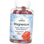 Magneesiumikummikommid, Magnesium Gummies, Swanson 120 tk Arbuus (36280196) 120tab Watermelon