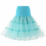 Naiste Cosplay Alusseelik Rockabilly Kleit Pruudi alusseelik Tutu Crinoline Rockabilly 50ndate pulm M