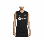 Nike FC Dri-FIT Jalgpall FW24 Barcelona Strike Varrukateta Mugav &Uuml;mmarguse Kaelusega Pullovervest Meeste Topid Must HM9928-011 M