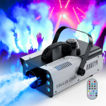 1200W Kaasaskantav suitsumasin 6 LED-i RGB V&auml;rviline udu v&auml;ljapihustaja DJ-show lavalefekt Udupihusti Pihustusseadmed