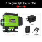 Yajin 16-joone k&otilde;rge t&auml;psusega roheline lasernivelliir seinale ja p&otilde;randale, valmis v&auml;litingimusteks.