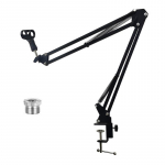 Lauamikrofoni tugi Liigendiga k&auml;si Mikrofonialus Mikrofonihoidik Blue Yeti HyperX QuadCast Fifine jaoks