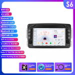 Hizpo 7 RDS Intelligents&uuml;steemiga AI Traadita CarPlay Android Auto Raadio Mercedes Benz CLK W209 W203 W463 W208 jaoks 4G Automeedia GPS 2din Autoradio S6 8Core 6G 64G AI
