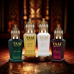 Taaj Attar | Kauakestev unisex kingikomplekt mehele ja naisele 4x12ml | Karamell, Sidrun, Kaneel ja Muskus | Alkohoolivaba | Oud, Lilleline, Muskus | 48 ML