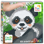 PIXEL loominguline komplekt tahvel 12x12cm - Panda