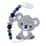 Imikutoidu klassi silikoonist multifilm Koala Teether lutt Clip Chain hammaste m&auml;nguasi
