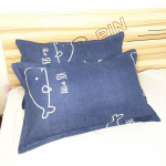 48X74Cm Tr&uuml;kitud Padjap&uuml;&uuml;r Voodipadjap&uuml;&uuml;rid Standard Padjakate Voodipesu Magamistuba jaoks (T&auml;iteaine puudub) 2pcs