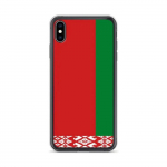Coque iPhone - Bi&eacute;lorussie - XS Max - Souple - Mitmev&auml;rviline - Disain Drapeau