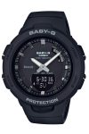Casio FOR SPORTS Sammulugeja Must Baby-G Kell, Bluetooth, J&auml;lgimine, BSA-B100-1AJF, Naiste, must