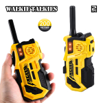 R&auml;&auml;gi-kuula raadiod, 2 tk pika leviga raadiom&auml;nguasja lastele, kanalitega, kahepoolne raadiom&auml;nguasi tulega, v&auml;lispordiks, telkimiseks, ronimiseks yellow