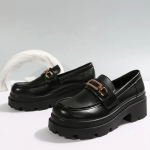 Naiste kingad soodushinnaga 2024. aasta moekad naiste pumbad S&uuml;gisene &uuml;mmargune varbakett soliidne kleit, platvorm, paksud kontsad suures suuruses kingad 43