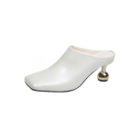 Moodsad naiste sussid kandilise ninaga, erikujulise kontsaga, naiste kingad 2025 kevad, rihmikuga, pidulikud pumbad, v&auml;listingimustes kasutatavad, naiste tennised 35 valkjas v&auml;rv