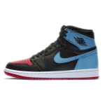 Air Jordan 1 High OG NC to Chi Naiste Tossud Mitmev&auml;rvilised Must Tume-Puuder-Sinine CD0461-046 36.5