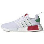 adidas NMD_R1 Valge Punane Roheline Meeste Tennised Pilvevalge Helevalge HQ1434 40⅔