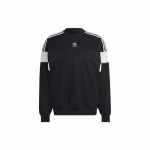 Adidas Originals triibulise logotr&uuml;kiga spordipusa meeste &uuml;laosad must HN6117 M