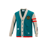 Puma Segu m&auml;rkidega pikk kardigan meeste &uuml;laosad roheline 537004-90 XL