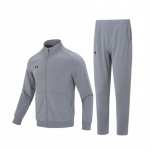 Under Armour Logo Kootud Jakk ja P&uuml;ksid Vabaaja Spordikomplekt Meeste komplektid Hall 23600304-014+23600703-014 L