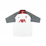 Nike Liverpool 2022-23 Strike Elite Seisva kraega Moodne Vabaaja Pikkade varrukatega Jalgpallis&auml;rk Meeste topid Hall Valge DR4496-101 XXL