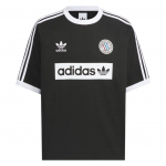 Adidas Originals SS25 Klassikaline Spordiseeria L&otilde;tv l&otilde;ige &Uuml;mmargune kaelus L&uuml;hike varrukas T-s&auml;rk Meeste Topid KC2603 M