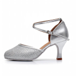 Moodsad Tantsukingad Naistele/Daamidele/T&uuml;drukutele Ballisaali Tantsukingad Kinnise Nohu Professionaalsed Salsa/Ladina Tantsukingad Kontsaga 5CM/7CM 34