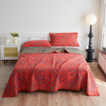 Kahekihiline puuvillane marlpleed &ndash; pikkade kiududega puuvillane uinakuks ja voodikatteks 200*230 Single Towel Blanket