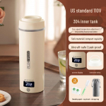Kaasaskantav 110V veekeetja USA, &Uuml;hendkuningriigi, EL pistikutega - 316 roostevabast terasest isoleeritud elektriline tass. 110V US Plug