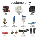 Kaveh Cosplay Kost&uuml;&uuml;m Suur Suurus Kaveh &Uuml;htne Halloween Kaveh R&otilde;ivad Anime Comic Coniks S
