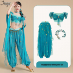 T&auml;iskasvanute printsess Jasmine Halloweeni Cosplay kost&uuml;&uuml;m - eksootiline stiil Extra Large