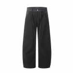 Yongfang Retro K&otilde;verate Jalgadega Spleissitud P&uuml;ksid Isetahetava V&ouml;&ouml;ga - Unisex Volditud L&otilde;dvad Laia Jala Banaanip&uuml;ksid S must
