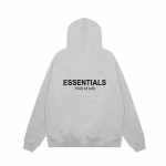 FOG Essentials 202SS Must kapuutsiga dressipluus kirjatr&uuml;kiga - Trendikas piiri&uuml;lene kuum m&uuml;&uuml;giartikkel Extra Large