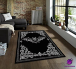 Gooti Nahkhiire Vaip Okultne Tume Dekoorivaip Punane Must Pentagrammivaip Vampiiri Esteetiline Vaip N&otilde;ialik Gooti Toavaip Alternatiivne Kunstivaip 50X80cm