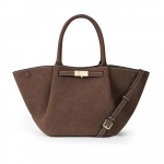 Demellier J&auml;ine Suede Tiibkotid - Retro S&uuml;gis/Talvine K&auml;e- ja &Otilde;lakott Large/58*29*15cm tume kohvi v&auml;rv