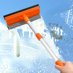 Window Squeegee Car Windshield Cleaning Tool, Portable Household Spliced 2 in 1 Cleaner