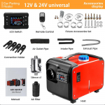 12/24V 5-8KW autoparklasoojendi k&uuml;tteseade diisel&otilde;hk kahe pingega bensiinik&uuml;ttekeha v&auml;ljalasketoru k&uuml;tteseade kodu v&auml;lisk&uuml;ttekomplektidele