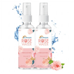 Dr. Morepen Rose Water Spray Pure Herbal Hydrating Facial Mist For All Skin Types Toner Cleanser 120 ml Pack Of 2